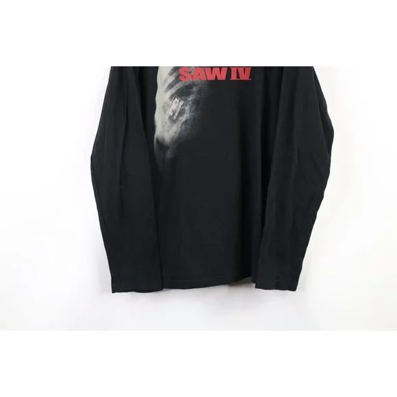 Vintage XL Saw IV Sterben War Gestern Movie Germany Promo Long Sleeve T-Shirt